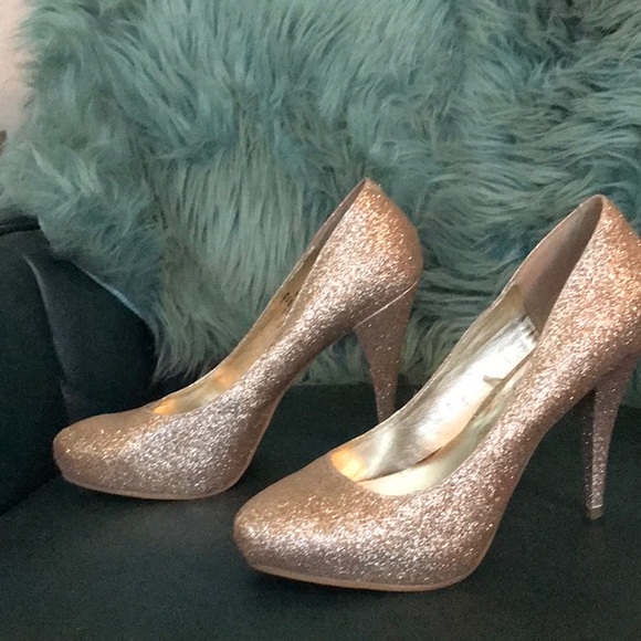 Steve Madden Sparkle Platform Pumps 8.5 M - Picture 3 of 11